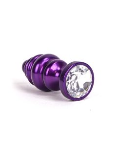 Aluminum Alloy Anal Plug 1- Purple