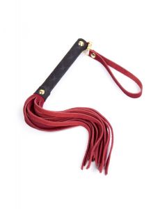 Suede Flogger 27cm black/red