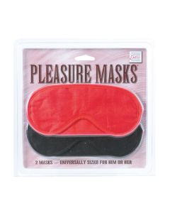 Pleasure Masks 2 Pcs Red/Black