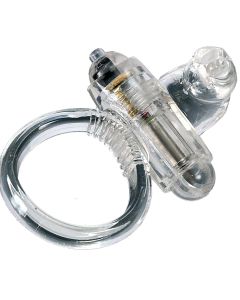 Rabbit Vibrating Cockring Clear
