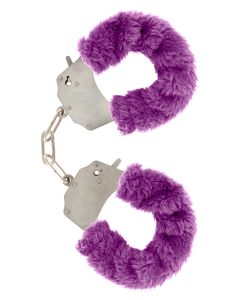 Furry Fun Cuffs Purple Plush