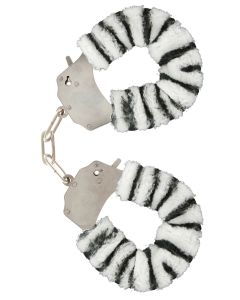 Furry Fun Cuffs Zebra Plush