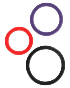 Triple Rings Multicolor 3pcs
