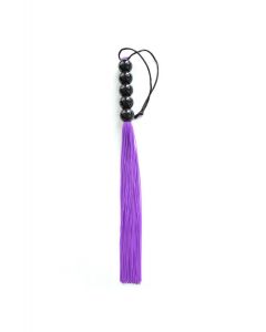 Silicone Beaded Flogger - Purple