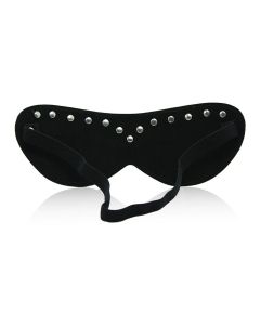 PVC Blindfold Studded black