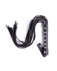 Studded flogger 55cm black