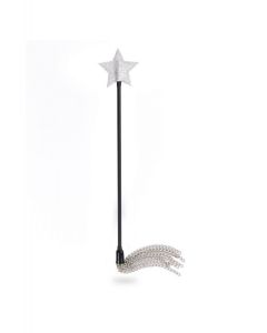 Crop Star met Ketting 39cm black/silver
