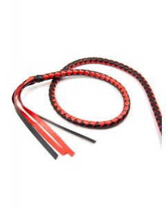 Long whip 190cm black/red