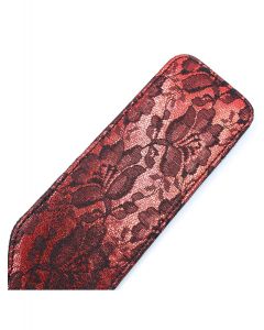 Lace paddle 37cm red