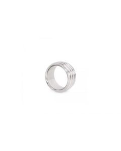 Fancy Steel Donut Cockring - 40 mm