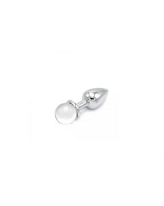 Anal Plug Ball Gem Clear