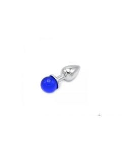 Anal Plug Ball Gem Blue