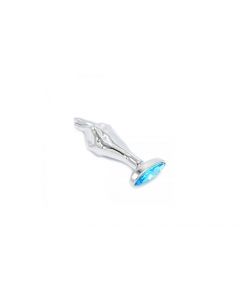 Fist Buttplug Blue Gem M